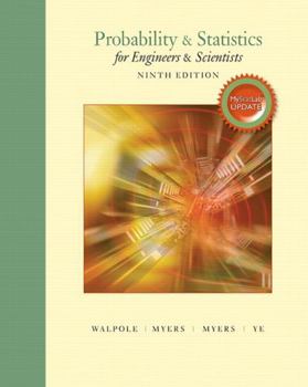 Hardcover Probability & Statistics for Engineers & Scientists Book