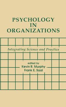 Hardcover Psychology in Organizations (Applied Psychology Series) Book
