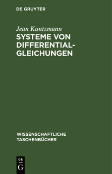 Hardcover Systeme Von Differentialgleichungen [German] Book