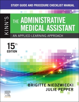 Paperback Study Guide and Procedure Checklist Manual for Kinn's the Administrative Medical Assistant: An Applied Learning Approach Book