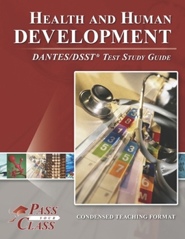 Paperback Health and Human Development DANTES/DSST Test Study Guide Book