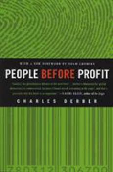 Paperback People Before Profit: The New Globalization in an Age of Terror, Big Money, and Economic Crisis Book