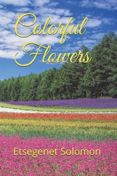 Paperback Colorful Flowers Book
