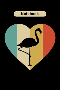 Notebook: Flamingo Animal Lover Gift Diary | Blank Date & Blank Lined Notebook Journal | 6x9 Inch 120 Pages White Paper