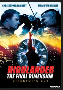 DVD Highlander: The Final Dimension Book