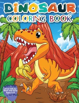 Paperback Dinosaur Coloring Book for Kids: Great Gift for Boys & Girls, Ages 4-8 Book