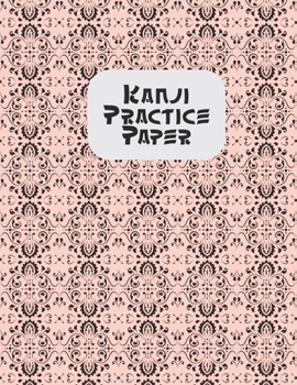 Kanji Practice Book: Japanese Lettering Practice Paper I Love Sushi