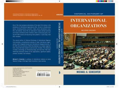 Hardcover Historical Dictionary of International Organizations Book