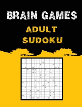 Paperback Brain Games Adult Sudoku: Relax and Solve The Adult puzzle Book