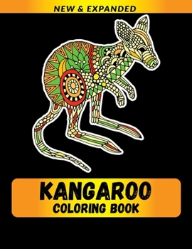 Paperback Kangaroo Coloring Book: Stress Relieving Stunning Designs Book