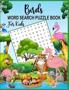 Paperback Birds Word Search Puzzle Book For Kids [Large Print] Book
