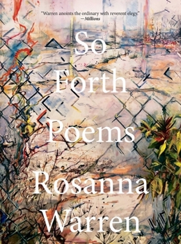 Paperback So Forth: Poems Book