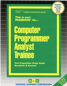 Spiral-bound Computer Programmer Analyst Trainee: Passbooks Study Guide Book