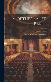 Hardcover Goethes Faust, Part 1 Book