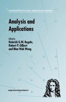 Hardcover Analysis and Applications - Isaac 2001 Book