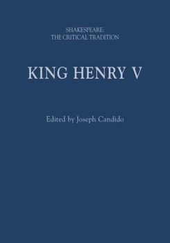 Hardcover King Henry V: Shakespeare: The Critical Tradition Book