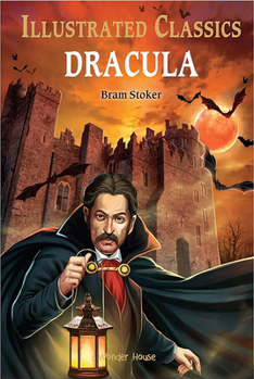 Hardcover Dracula: Llustrated Abridged Children Classic English Novel with Review Questions Book