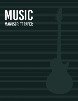 Paperback Wide Staff music Manuscript Paper: Music Manuscript Paper / White Marble Blank Sheet Music / Notebook for Musicians / Staff Paper / Composition Books Book