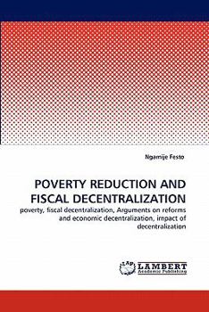 Paperback Poverty Reduction and Fiscal Decentralization Book