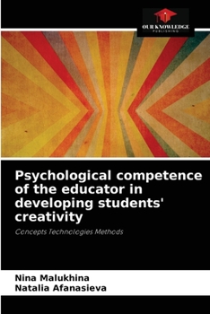 Paperback Psychological competence of the educator in developing students' creativity Book