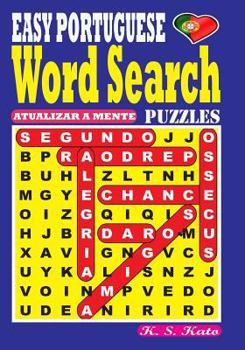 Paperback EASY PORTUGUESE Word Search Puzzles [Portuguese] Book