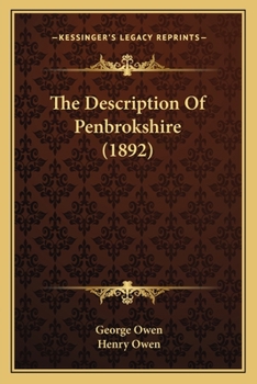 Paperback The Description Of Penbrokshire (1892) Book