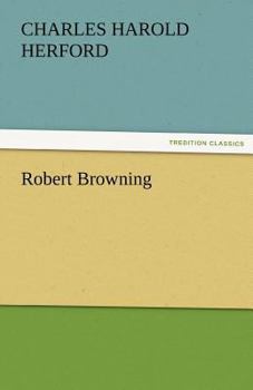 Paperback Robert Browning Book