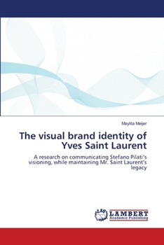 Paperback The visual brand identity of Yves Saint Laurent Book