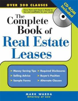Paperback The Complete Book of Real Estate Leases Book