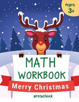 Paperback Math Workbook Merry Christmas Preschool: Number Activity Books for Kids Ages 3-5 Book