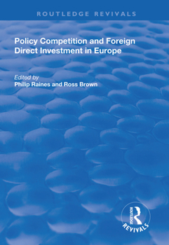 Paperback Policy Competition and Foreign Direct Investment in Europe Book