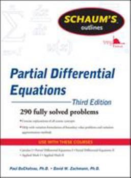 Paperback Schaum's Outline of Partial Differential Equations Book