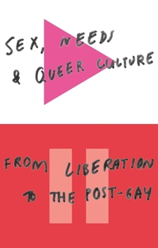 Hardcover Sex, Needs and Queer Culture: From Liberation to the Postgay Book