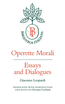 Paperback Operette Morali: Essays and Dialogues Book