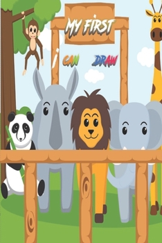 Paperback My First I Can Draw: My First I Can Draw coloring book for kids (pages 30 size 6*9) Book