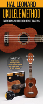 Hardcover Hal Leonard Ukulele Starter Pack: Includes a Ukulele, Method Book with Online Audio, and DVD Book