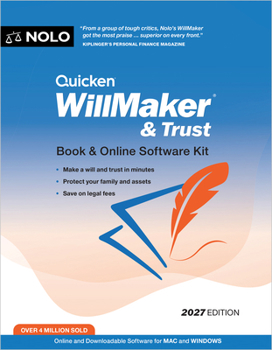 Quicken Willmaker & Trust: Book & Online Software Kit