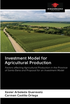 Paperback Investment Model for Agricultural Production Book