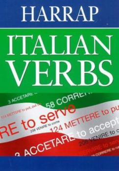 Paperback Harrap Italian Verbs (Harrap Italian Study Aids) Book