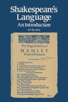 Paperback Shakespeare's Language: An Introduction Book