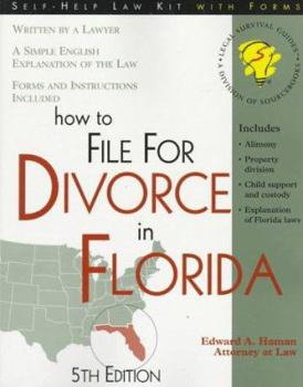 Paperback How to File for Divorce in Florida Book