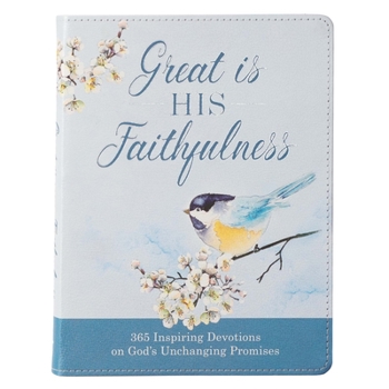 Leather Bound Great Is His Faithfulness Lux-Leather Book