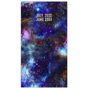 Calendar Stargaze Academic July 2022 - June 2024 2-Year Pocket Planner Book