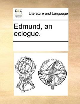 Paperback Edmund, an eclogue. Book