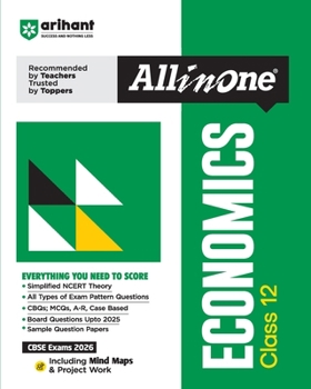 Paperback AIO CBSE Economics 12th Book
