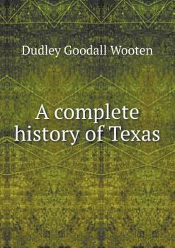 Paperback A complete history of Texas Book