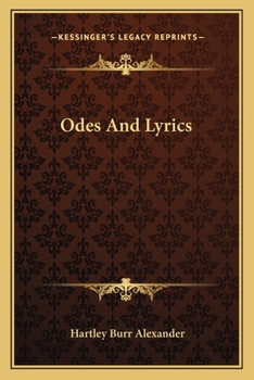 Paperback Odes and Lyrics Book