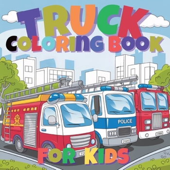 Paperback Fun Trucks Coloring Book for Kids: A Collection of Cool Trucks and Vehicles for Young Artists to Color and Enjoy [Danish] Book