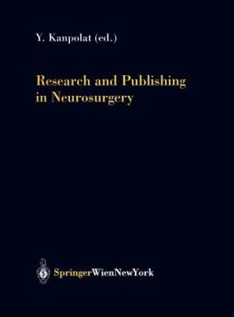 Hardcover Research and Publishing in Neurosurgery Book