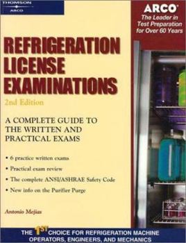 Paperback Refrig Licens Exam Book